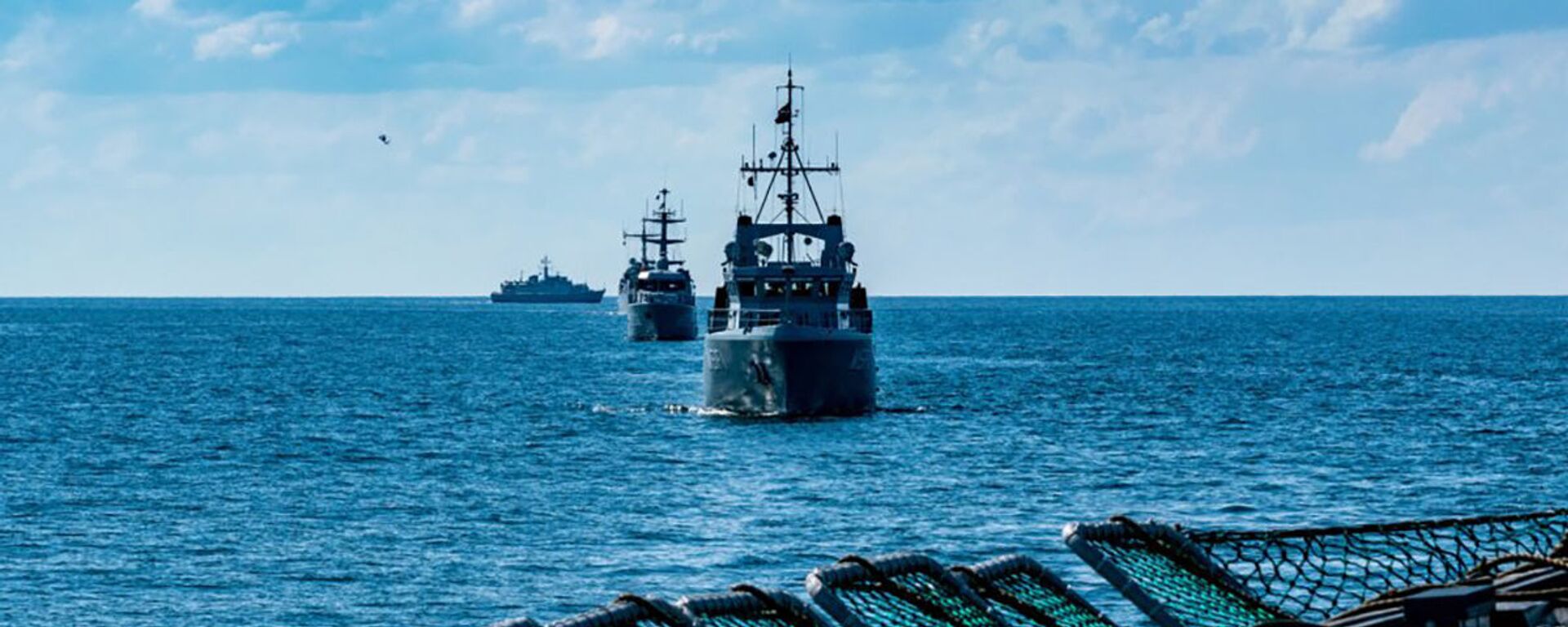 Многонациональные корабли проходят Балтийское море во время ежегодных учений BALTOPS - 2019, 9 июня 2019 года - Sputnik Lietuva, 1920, 06.06.2020