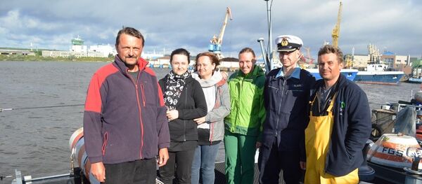 Спасенный экипаж польской яхты - Sputnik Литва