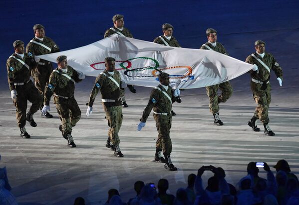 Церемония закрытия XXXI летних Олимпийских игр в Рио-де-Жанейро - Sputnik Литва