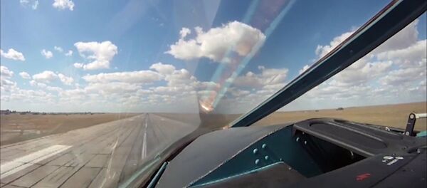 Авиаудары бомбардировщиков Су-34 ВКС РФ с авиабазы Хамадан по объектам ИГ в Сирии - Sputnik Литва