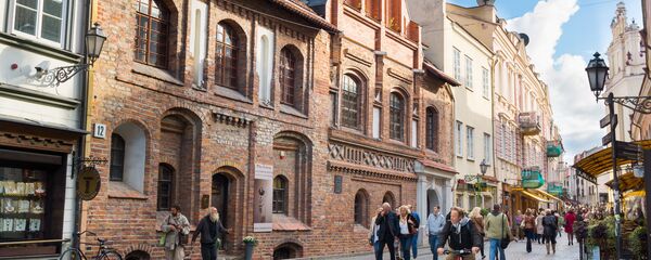 Вильнюс, Старый город, улица Пилес, архивное фото - Sputnik Литва