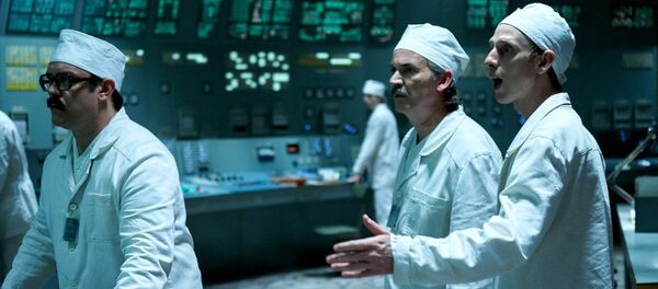 Kadras iš serialo Černobylis Kadras iš serialo Černobylis - Sputnik Lietuva