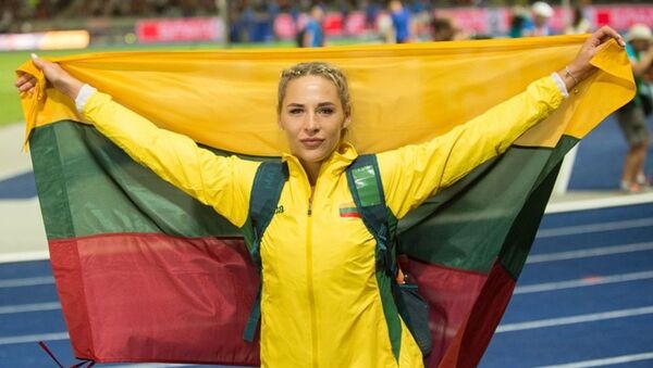 Литовская легкоатлетка Ливета Ясюнайте, архивное фото - Sputnik Lietuva