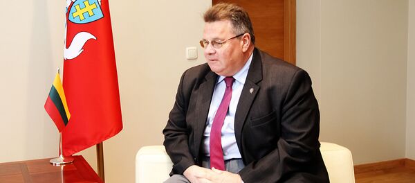 Министр иностранных дел Литвы Линас Линкявичюс, архивное фото Министр иностранных дел Литвы Линас Линкявичюс, архивное фото - Sputnik Lietuva