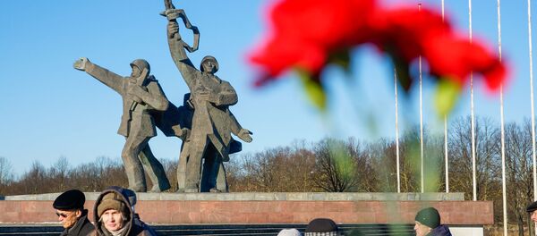 Paminklas Rygos išvaduotojams Paminklas Rygos išvaduotojams - Sputnik Lietuva