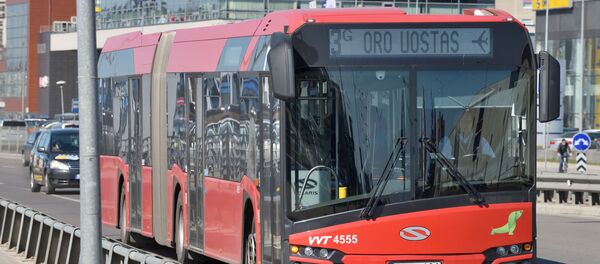 Автобус в Вильнюсе, архивное фото Автобус в Вильнюсе, архивное фото - Sputnik Литва