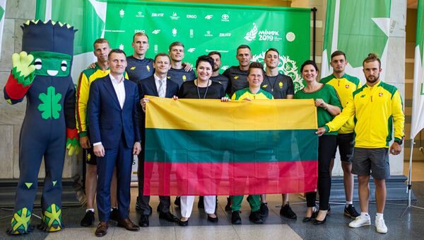 Pirmieji Lietuvos sportininkai išvyko į Europos žaidynes Baltarusijoje - Sputnik Lietuva