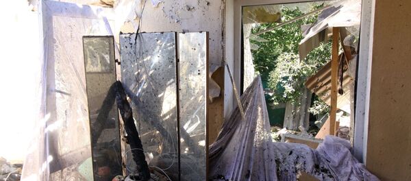 Последствия обстрела в Донецкой области, 17 июня 2019 года - Sputnik Литва