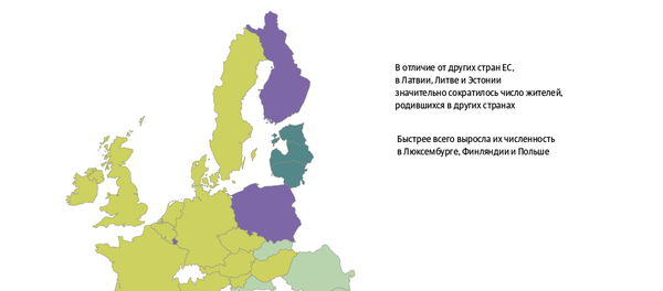 Миграционные потоки в странах ЕС: влияние кризиса - Sputnik Литва