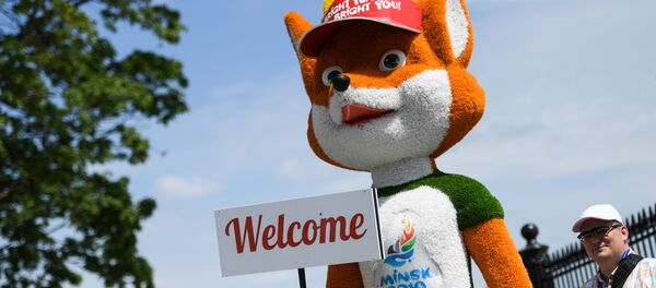 Официальный талисман II Европейских игр лисенк Лесик - Sputnik Литва