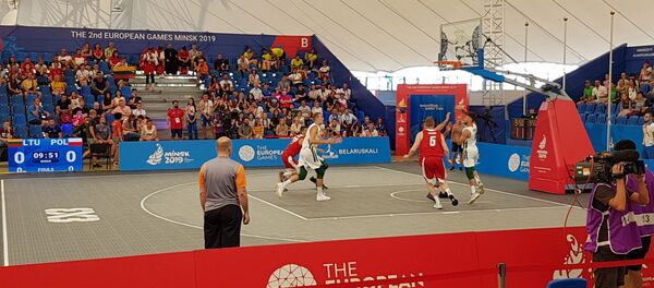Поляки выбили литовцев из борьбы за награды Европейских игр - Sputnik Литва