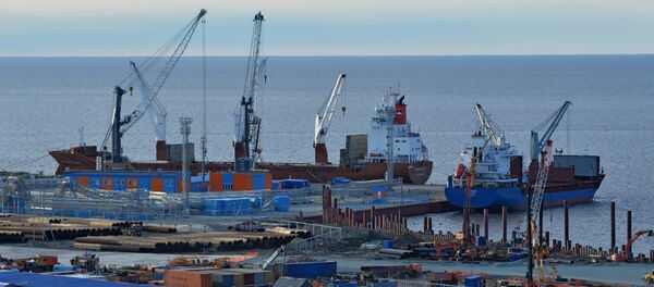 Завод по сжижению природного газа на Ямале, Южно-Тамбейское месторождение, архивное фото - Sputnik Литва