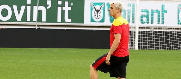 Футболист сборной Литвы – Арвидас Новиковас, архивное фото - Sputnik Литва