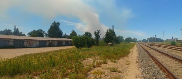 Пожар в Шилутском районе - Sputnik Литва