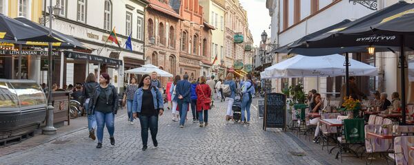 Улица Пилес в Старом городе, Вильнюс, архивное фото - Sputnik Литва