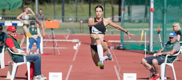 Литовская легкоатлетка Диана Загайнова, 30 июня 2019 года Литовская легкоатлетка Диана Загайнова, 30 июня 2019 года - Sputnik Литва