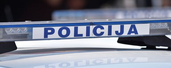 Литовская полиция, автомобиль, архивное фото - Sputnik Литва