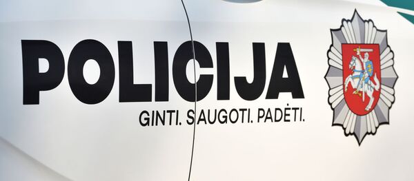 Автомобиль литовской полиции, архивное фото - Sputnik Литва