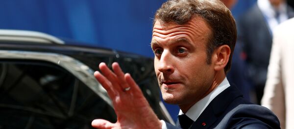 Президент Франции Эммануэль Макрон  на саммите лидеров Европейского Союза в Брюсселе, Бельгия, 1 июля 2019 года - Sputnik Литва