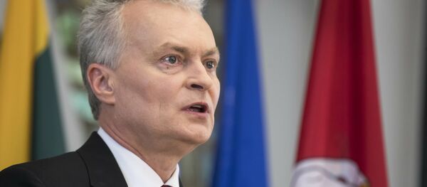 Новоизбранный президент Литвы Гитанас Науседа, архивное фото Новоизбранный президент Литвы Гитанас Науседа, архивное фото - Sputnik Литва