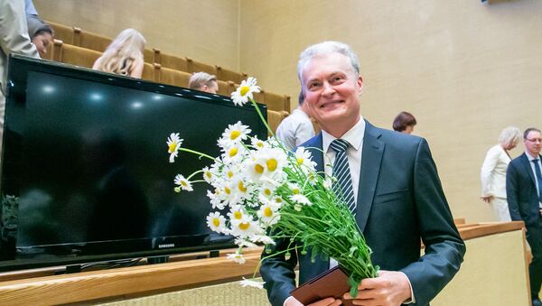 Новый президент Литвы Гитанас Науседа, архивное фото - Sputnik Литва