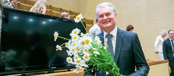 Новый президент Литвы Гитанас Науседа, архивное фото Новый президент Литвы Гитанас Науседа, архивное фото - Sputnik Литва