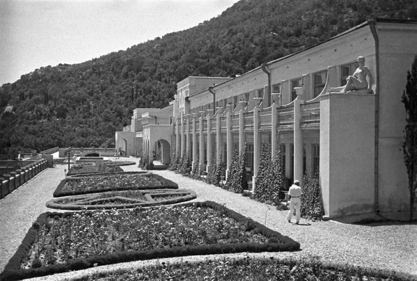 Санаторий Курпаты. Ялта, Крым. 1950 год. Санаторий Курпаты. Ялта, Крым. 1950 год. - Sputnik Lietuva