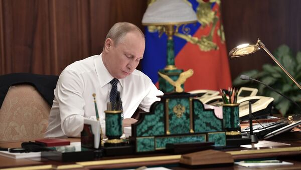 Президент РФ Владимир Путин, архивное фото - Sputnik Литва