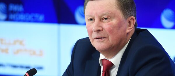 Председатель Попечительского совета Российского военно-исторического общества Сергей Иванов, 4 июля 2019 года Председатель Попечительского совета Российского военно-исторического общества Сергей Иванов, 4 июля 2019 года - Sputnik Lietuva