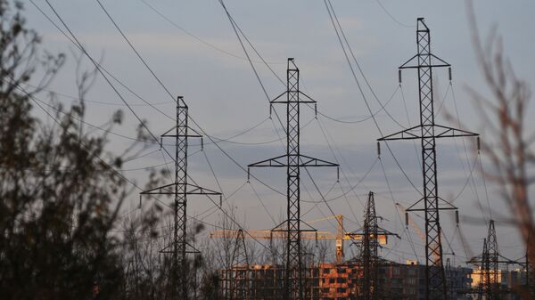 Линии электропередачи на Украине - Sputnik Литва