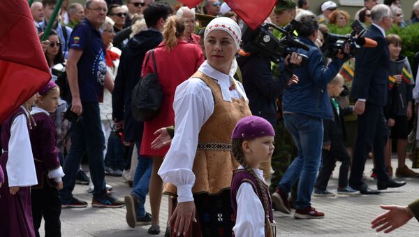 Празднование Дня коронации Миндаугаса в Вильнюсе, 6 июля 2019 года - Sputnik Литва