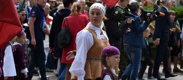 Празднование Дня коронации Миндаугаса в Вильнюсе, 6 июля 2019 года - Sputnik Литва