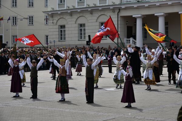 Празднование Дня коронации Миндаугаса в Вильнюсе, 6 июля 2019 года - Sputnik Lietuva