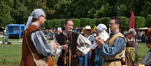 Празднование Дня коронации Миндаугаса в Вильнюсе, 6 июля 2019 года - Sputnik Литва