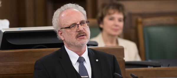 Президент Латвии Эгилс Левитс, архивное фото - Sputnik Литва