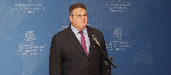 Министр иностранных дел Литвы Линас Линкявичюс, архивное фото - Sputnik Литва