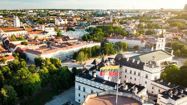 Аэрофотоснимок старого города, Вильнюс, архивное фото - Sputnik Lietuva