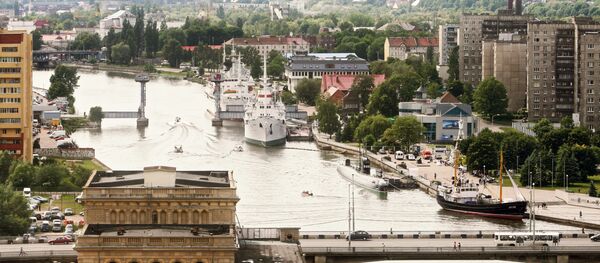 Вид на Калининград и реку Преголя, архивное фото Вид на Калининград и реку Преголя, архивное фото - Sputnik Lietuva