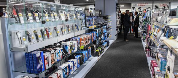 Магазин электроники, архивное фото Магазин электроники, архивное фото - Sputnik Lietuva