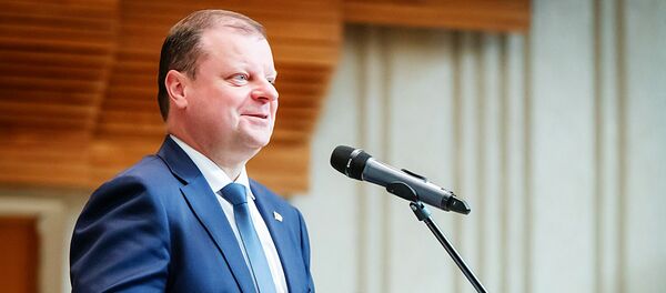 Премьер-министр Литвы Саулюс Сквернялис, архивное фото - Sputnik Литва