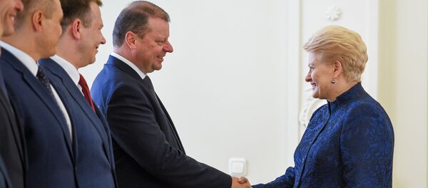 Президент Литвы Даля Грибаускайте встретилась с правительством, 10 июля 2019 Президент Литвы Даля Грибаускайте встретилась с правительством, 10 июля 2019 - Sputnik Литва