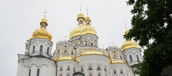 Успенский собор (Великая церковь) Киево-Печерской лавры, архивное фото Успенский собор (Великая церковь) Киево-Печерской лавры, архивное фото - Sputnik Литва