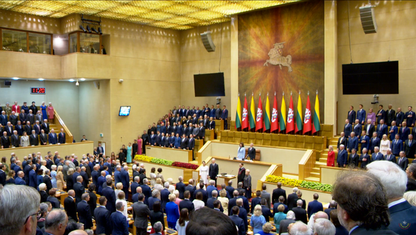 В Вильнюсе проходят торжества по случаю инаугурации нового президента Литвы В Вильнюсе проходят торжества по случаю инаугурации нового президента Литвы - Sputnik Литва