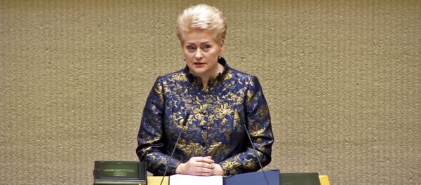 Даля Грибаускайте на инаугурации нового президента Литвы Гитанаса Науседы, 12 июля 2019 года - Sputnik Литва