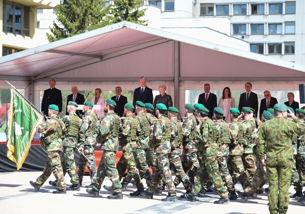 В Вильнюсе проходят торжества по случаю инаугурации нового президента Литвы В Вильнюсе проходят торжества по случаю инаугурации нового президента Литвы - Sputnik Литва
