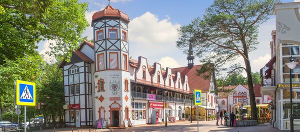 Гостиный двор, Светлогорск, Калининградская область, архивное фото Гостиный двор, Светлогорск, Калининградская область, архивное фото - Sputnik Литва