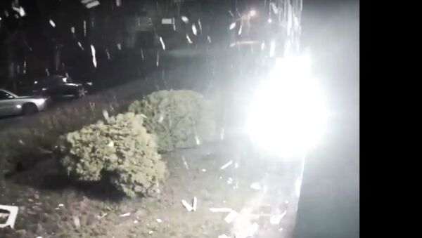 Момент выстрела по зданию телеканала 112 Украина попал на видео - Sputnik Литва