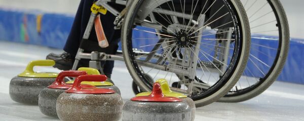 Керлинг на колясках. Тренировка сборной России - Sputnik Lietuva