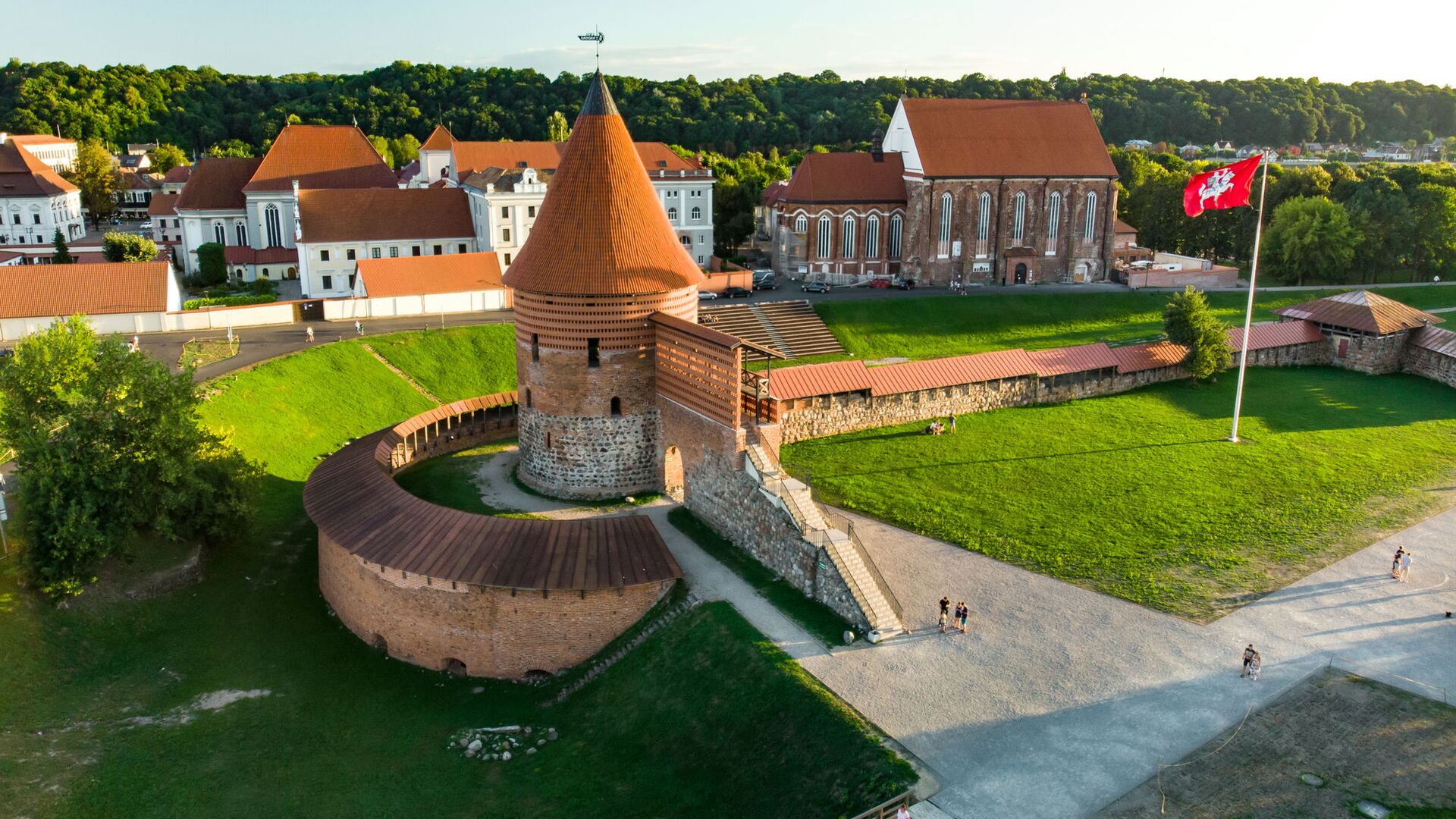 Каунасский замок, Каунас, Литва, архивное фото - Sputnik Lietuva, 1920, 18.05.2021