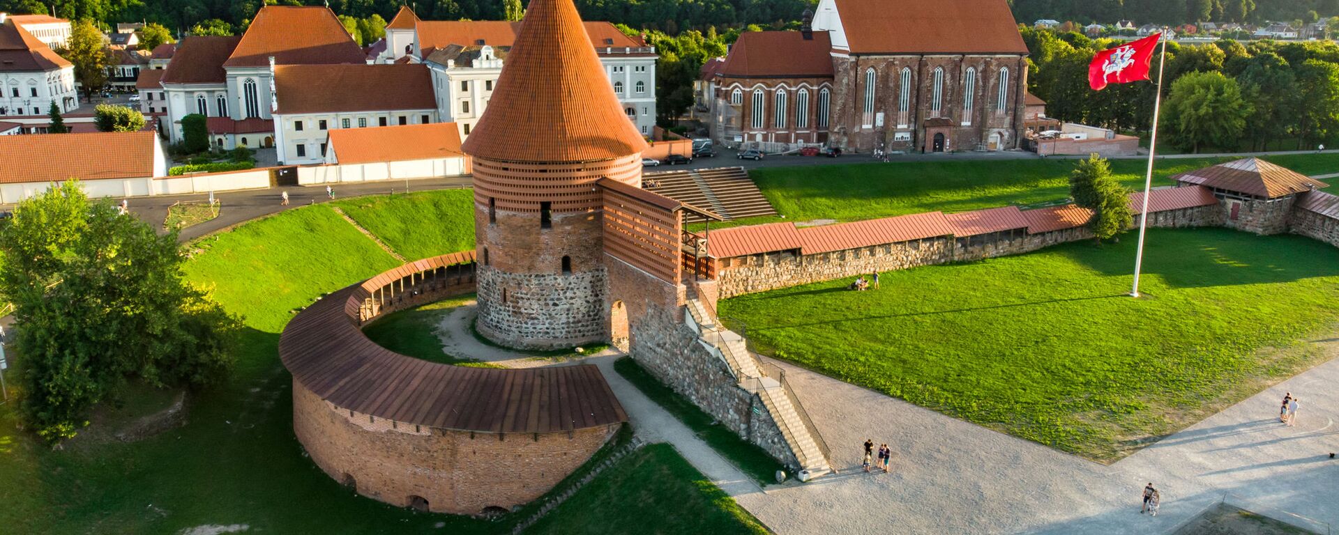 Каунасский замок, Каунас, Литва, архивное фото - Sputnik Lietuva, 1920, 18.05.2021